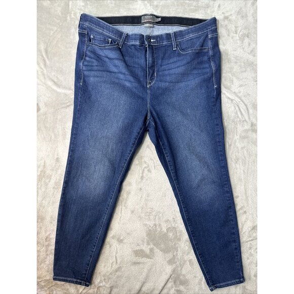 Women’s Torrid Denim Jeans Sky high Skinny Premium Stretch Size 20 Short - Picture 3 of 16